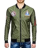 Deutscher Händler! Schicke leichte Herren Jacke die sich bestimmt auch gut im Büro oder der Schule macht. Die Bomberjacke gibt übrigens es in Schwarz, Grau, Dunkel Blau und Khaki