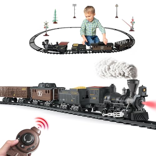 Weihnachtszug Ferngesteuert Kindereisenbahn Set – Elektrische Eisenbahn...