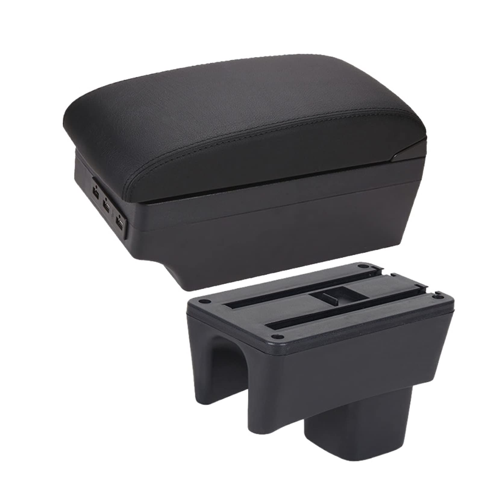 For Suzuki For Swift 2005-2023 Car Armrest Box Car Armrest Car Accessories Interior Details Storage Box Retrofit Parts(A2 7USB)