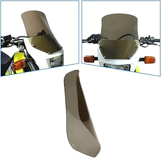 Mantt Windshield Fit for DR650 2002-2023, DRZ400S 2000-2023 DRZ400SM 2005-2023 CRF250L 2023-2023 WR450F 2003-2023 Windscreen (Smoke)