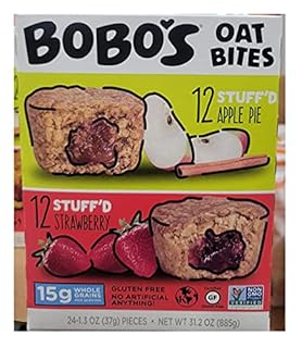 (BB 07/24) Stuffed OAT bites - Bobo's 24 count (1.95lbs) (B09BM7JV4Z)
