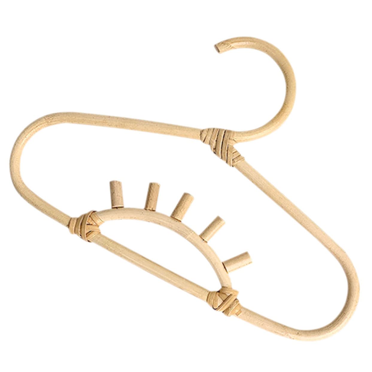 Alipis Baby Clothing Hanger Rattan Boys and Girls Hangers Safe Smooth Multifunctional for Boys and Girls