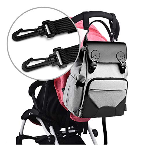 Sac à dos poussette bébé imperméable avec compartiment chaud - 6