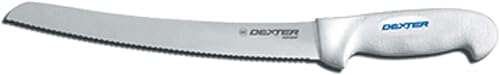 Dexter-Russell Outdoors 24383 - Cuchillo de pan festoneado (10 pulgadas), color blanco