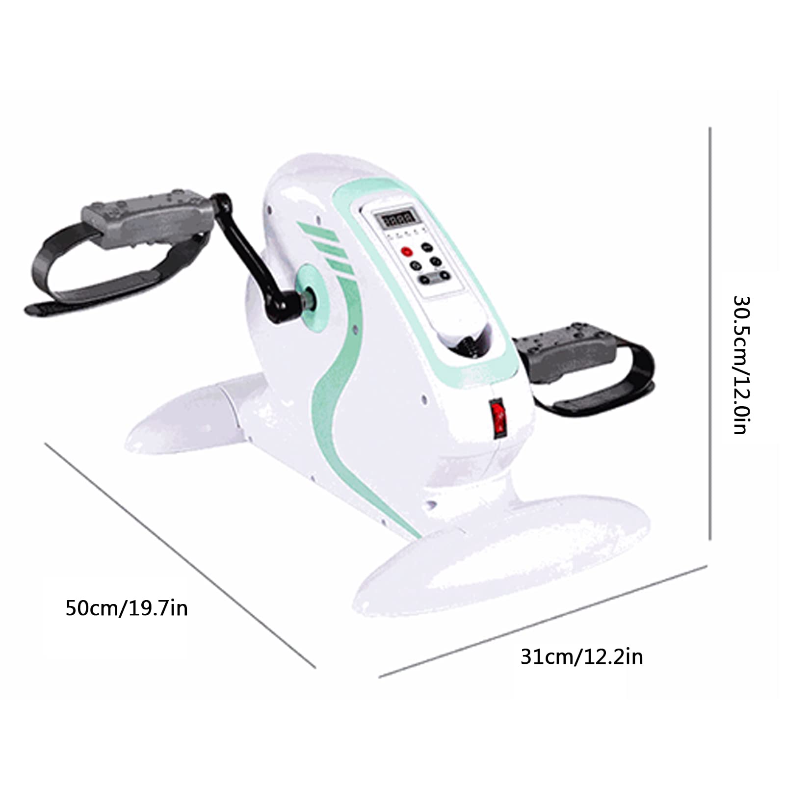 Przenośny Pedałowy Elektryczny Pedałowy Elektryczny Rehabilitacyjny Sprzęt, Domowy Trener Nóg Dla Osób Starszych, Rower Rehabilitacyjny Do Udaru Mózgu, Bieżnia Fitnessowa Do Ćwiczeń Multi-Fu