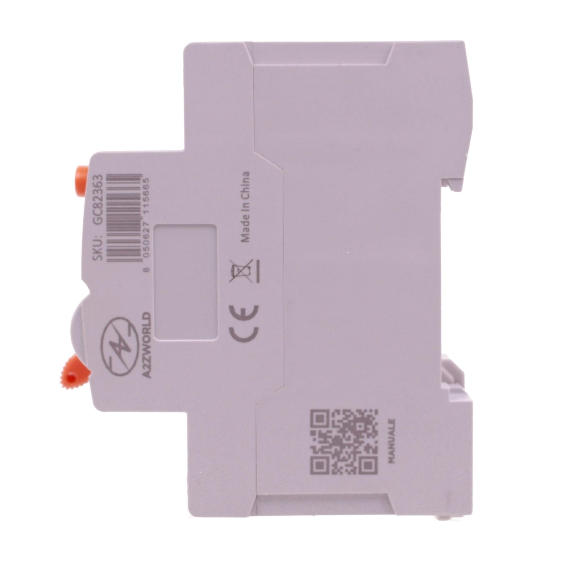 Interruptor diferencial selectivo tipo AS 300 mA/0,3 A 63 A, salvavidas tipo S Clase A 1P + N 10 kA, retraso hasta 500 ms, 2 módulos DIN 220 V AC, serie GYL9 electromecánica