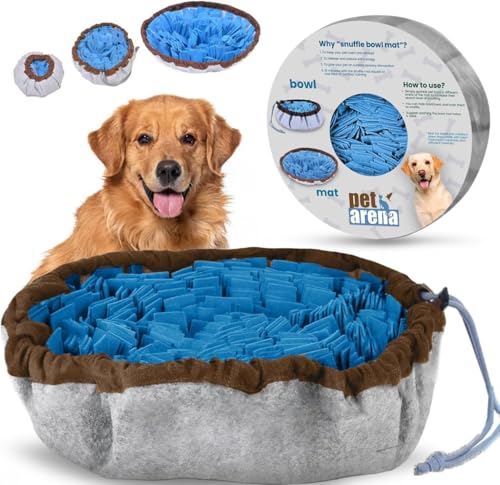 PET ARENA Adjustable Snuffle Mat for Dogs Puzzle Feeder Toy