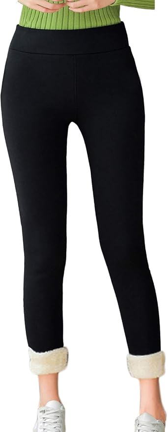 Thermal Sherpa Fleece Lined Yoga Pants 