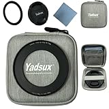 55mm to 77mm Step Up Ring, 55-77mm Step-Up Adapter Ring for 55mm Lens Mount 77mm for DSLR Lenses and ND UV CPL IR Filters. and 77mm Lens Cap and Multifunctional Photography Accessory Bag