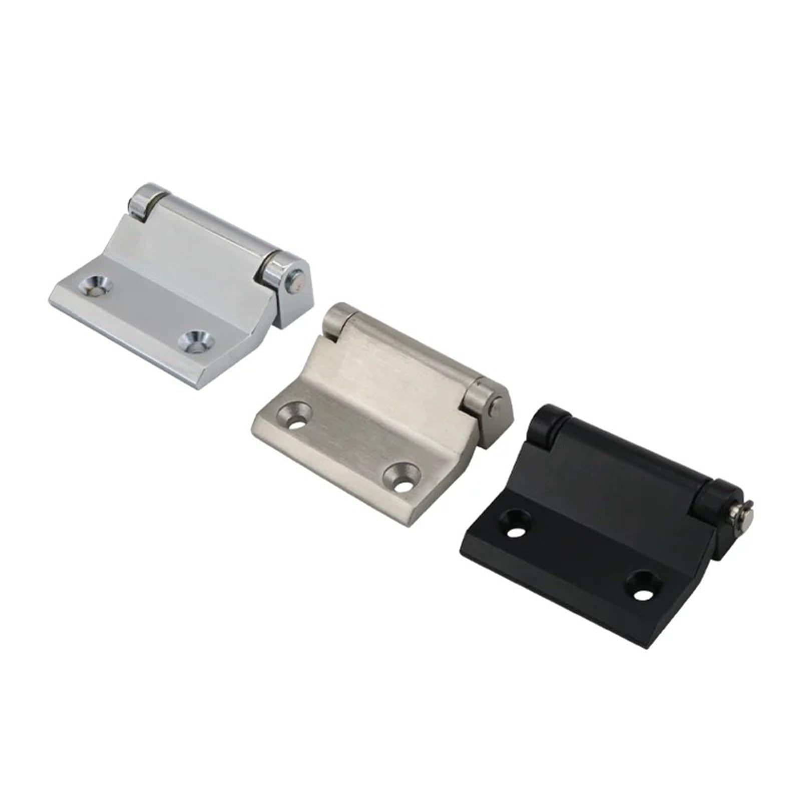 Douknail Chrome (4 Pieces) Detachable Hinge Mechanical Industrial Equipment Door Cabinet Chassis 4Pcs(Chrome (4 Pieces))