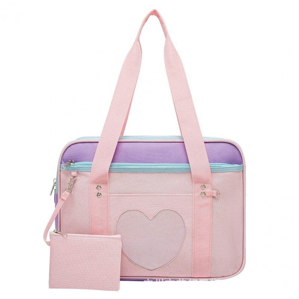 Sac à dos japonais kawaii heart avec compartiment ordinateur portable