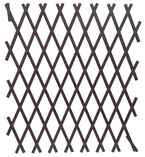 NG NICCOLAI - TRALICCIO ESTENSIBILE IN PLASTICA VARI COLORI E MISURE (0,52X2 MT, MARRONE)