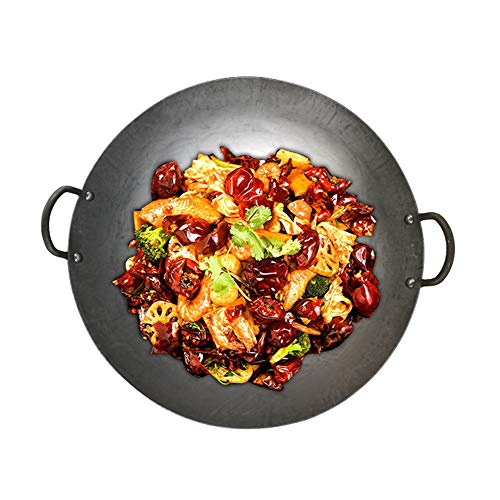 Wok de Hierro Fundido AIZYR 60 cm Plata miniatura 4