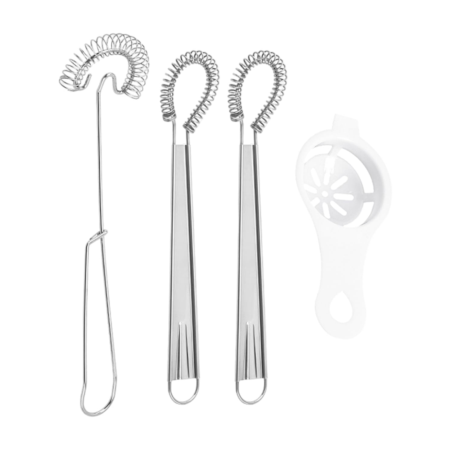 3 Piezas De Mezclas De Primavera, Separador De Líquido De Huevo De 1 Parte, Utensilios De Cocina Hechos De Acero Inoxidable, Herramientas Horneadas, Necesidades De Cocina.