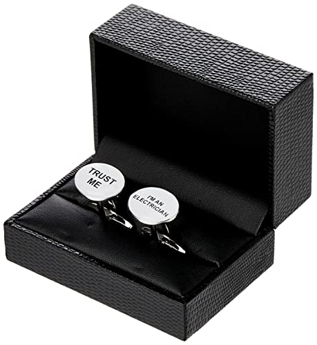 Mancuernillas para hombre RGT Trust Me I Am an Electrician miniatura 3