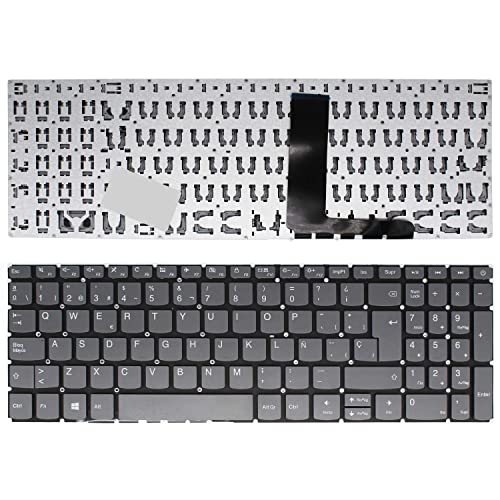PORTATIL MOVIL - Teclado de Repuesto Compatible con Lenovo IDEAPAD 320-15ISK 330-15IKB 81DE00XVPG (Ver Todos) Teclas Recambio Keyboard Replacement Piezas para Renovar Interior Laptop PC Computadora