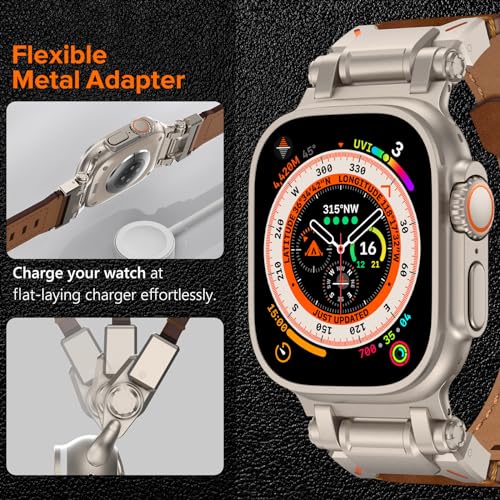 Image of KADES Rugged TPU Sport Band for Apple Watch Ultra 3 /2 /1 49mm, Metal Connectors for Apple Watch Series 11 /10 /SE3 46mm Series 9 /8 /SE2 /7 /6 /SE /5 /4 /3 /2 /1 45mm /44mm /42mm