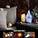 Porseme Oil Diffuser 3D Glass Aromatherapy Ultrasonic Humidifier, Air Refresh Auto Shut-Off, Timer Setting, BPA Free for Home Hotel Yoga Leisure SPA Gift 150ml Last 6H