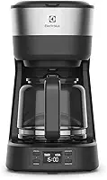 Cafeteira Elétrica Electrolux inox filtro permanente removivel capacidade 1,2L 30 xicaras função timer painel digital desligamento automatico ECM25 127v