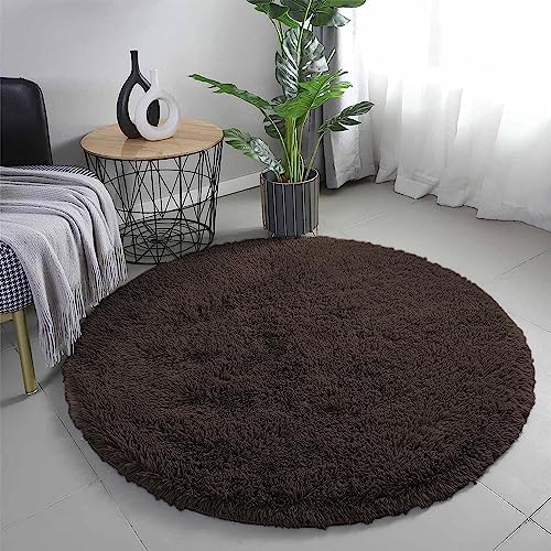 Aspire Homeware Rugs Living Room - Large Area Rugs for Bedroom - Super Soft Fluffy Shaggy Rug Thick Pile Non Shedding, Ochre, 60cm x 220 cm