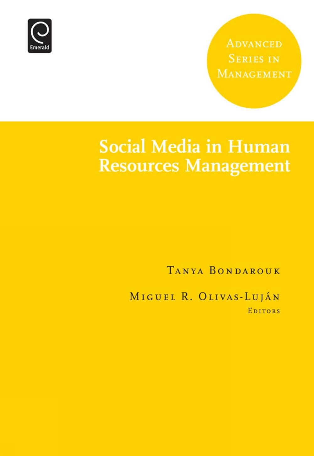 Buy Social Media in Human Resources Management: 12 (Advanced Series in Management) — BookShops.in