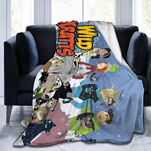 Wild-Kratts Blanket Ultra-Soft Micro Fleece Blankets Throw Fuzzy Lightweight Plush Bedding Couch