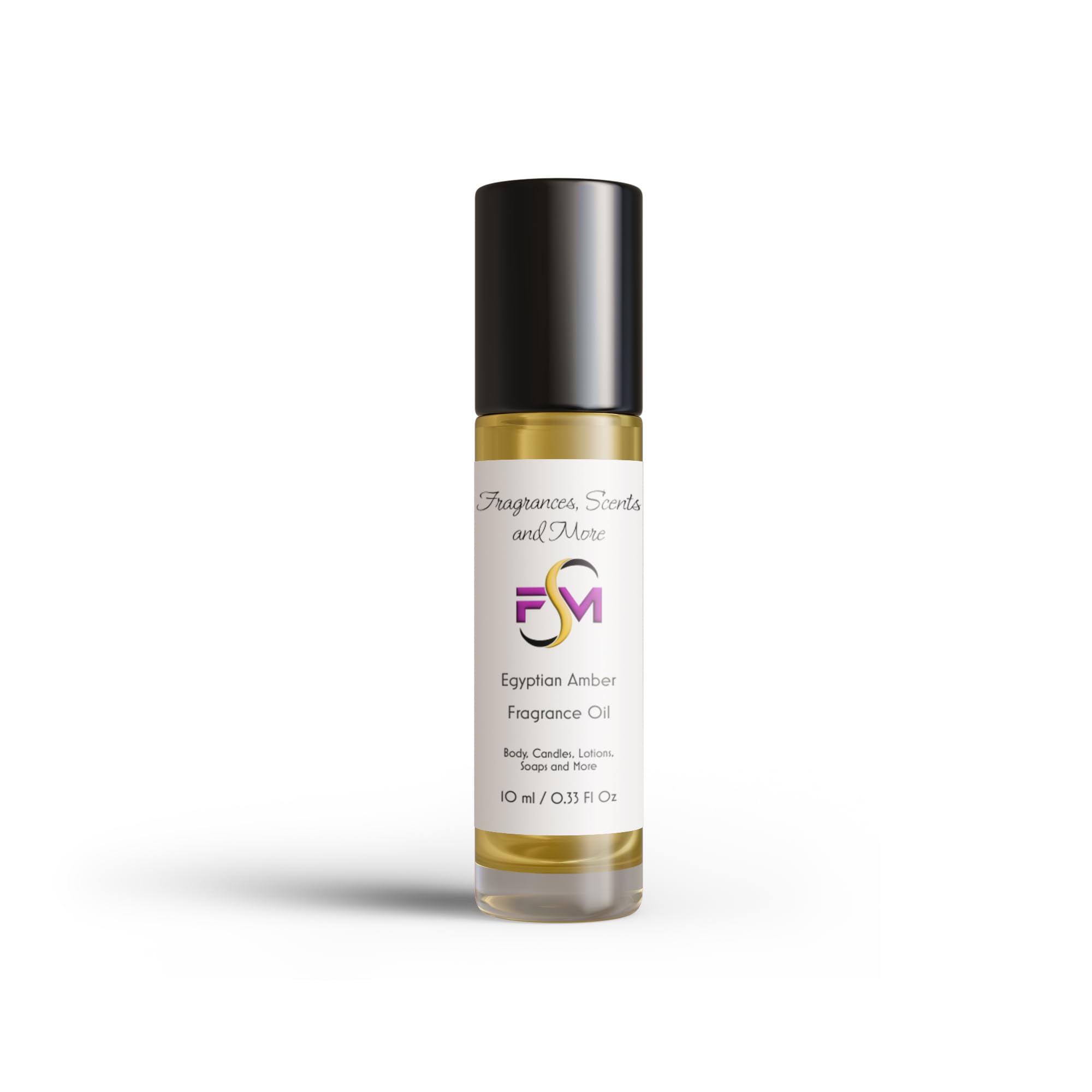 Egyptian Amber Fragrance Oil - 0.33 Fl Oz Glass Roll On (10ml)