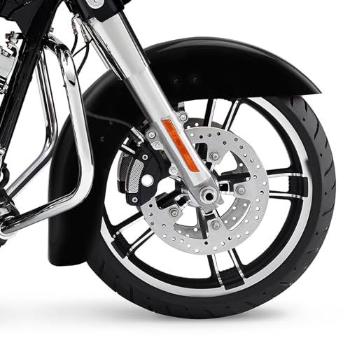 Garde-Boue Avant Moto Anti-Projections pour Harley Street Glide Road Glide 14-23