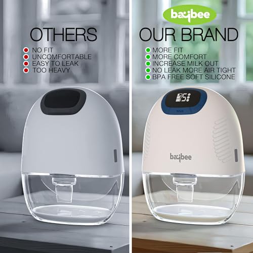 Image of Wearable Electric Breast Pump for Mothers | Portable Breast Milk Pump with 3 Modes & 9 Suction Levels | Breast Pump Electrical Machine with Lactation Experts & Massage Mode