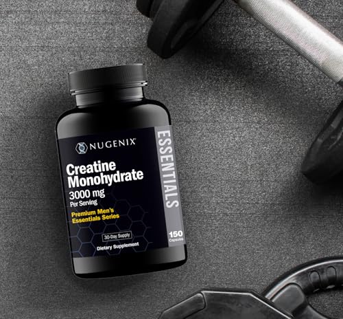 Nugenix Essentials Premium Creatine Monohydrate Pills Capsules Supplement, 3000mg, 150 Capsules - Image 5