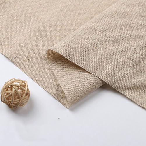 Tela de lino natural de 2 m x 150 cm, venta por metros, lino y algodón, tela para ropa, tela de lino, manualidades, lino puro, tejido de lino natural
