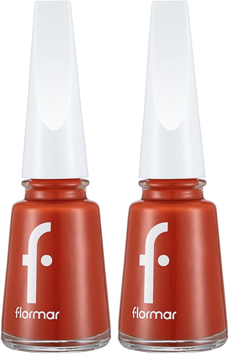 Flormar Klasik Parlak Bitişli Yüksek Pigmentli Oje Nail Enamel 489 Hot Sun New (2 paketi)