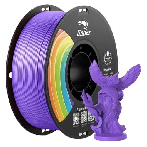 Image of Creality 3D Printer Filament, PLA Plus Filament 1.75mm Violet, PLA Pro Toughness Upgraded Dimensional Accuracy + /- 0.03mm, 1KG Spool(2.2lbs) Ender PLA+ Filament for Most 3D Printer