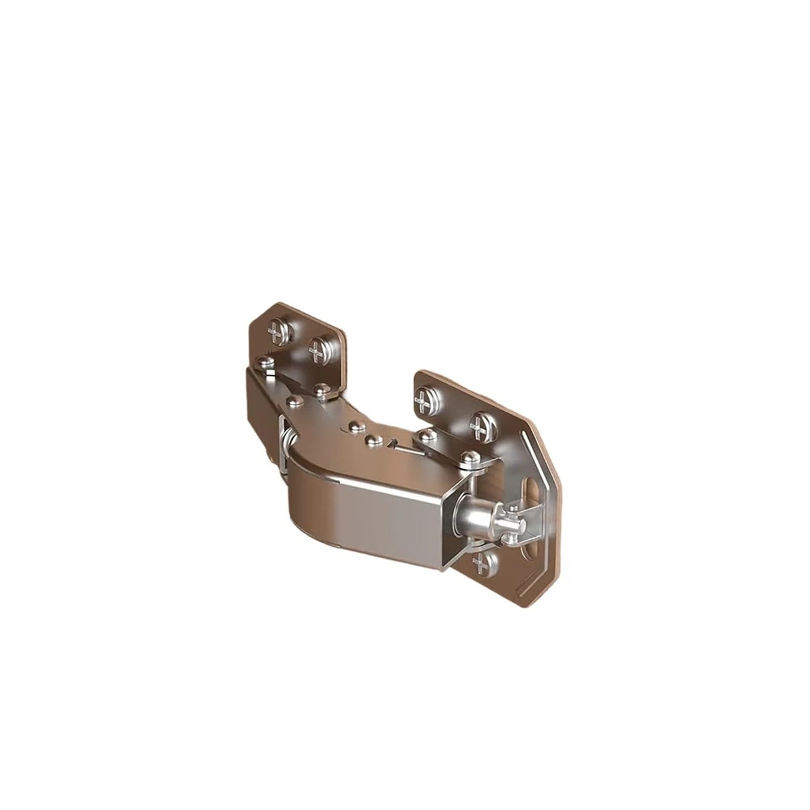 Kdhcvkz 4 Inch Normal Type 4Pcs 90 Degree Spring Hinges No Pre-Drilled Hidden Cabinet Hinge(4 Inch Normal Type)