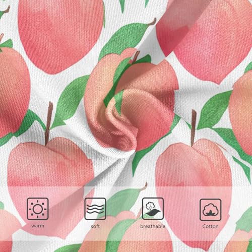 Ripe Peaches Green Leaves Toddler Girls's Underwear 2T 202c13533