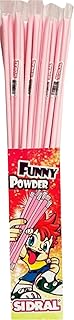 Cañas SIDRAL 80 un. - Cañas de azúcar de Sabor fresa de color rosa., Cañas Pica Pica, Cañas Dulces - Explosión de sabor en la boca.