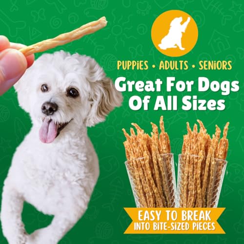 Lucky-Premium-Treats-Chicken-Straws--Quality-Single-Ingredient-Chicken-Jerky-Dog-Treats-for-Training--USA-Made-Dog-Treats--7-oz-Jar - Cucciolini Doodles   Lucky-Premium-Treats-Chicken-Straws--Quality-Single-Ingredient-Chicken-Jerky-Dog-Treats-for-Training--USA-Made-Dog-Treats--7-oz-Jar