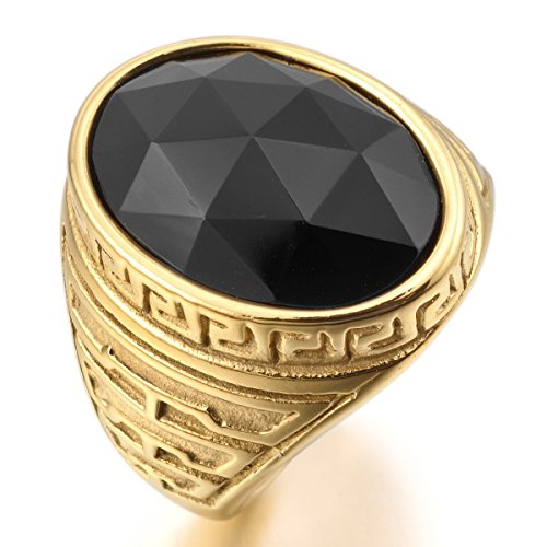 MunkiMix Acciaio Inossidabile Anello Anelli Agata