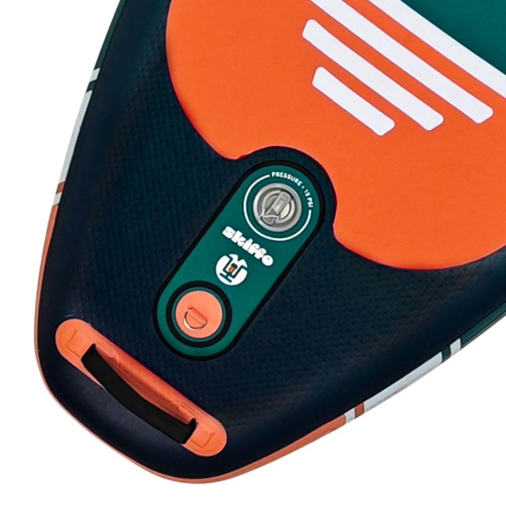 Skiffo Rivage Sunset 11' – Sup Inflable 2 en 1 Kayak Completo – 335 x 86 x 15 cm – MAX 160 kg – Estable y versátil – Diseño único