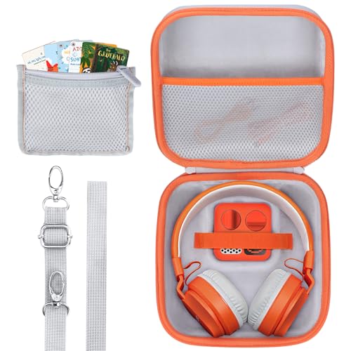 Image of Lebakort Storage Case Compatible with Yoto Mini Kids Audio Music Player & Yoto Headphones Children Speaker Plays Audiobook Cards Radio