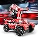 Lihgfw Super große Fernbedienung Tank Chariot Mech Kinder Laden Mobile Spielzeug Junge Off-Road Auto Cooles Mech Stunt Auto (Color : Rot)