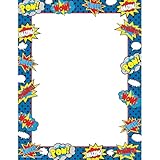 Teacher Created Resources Superhero Computer Paper (5629)