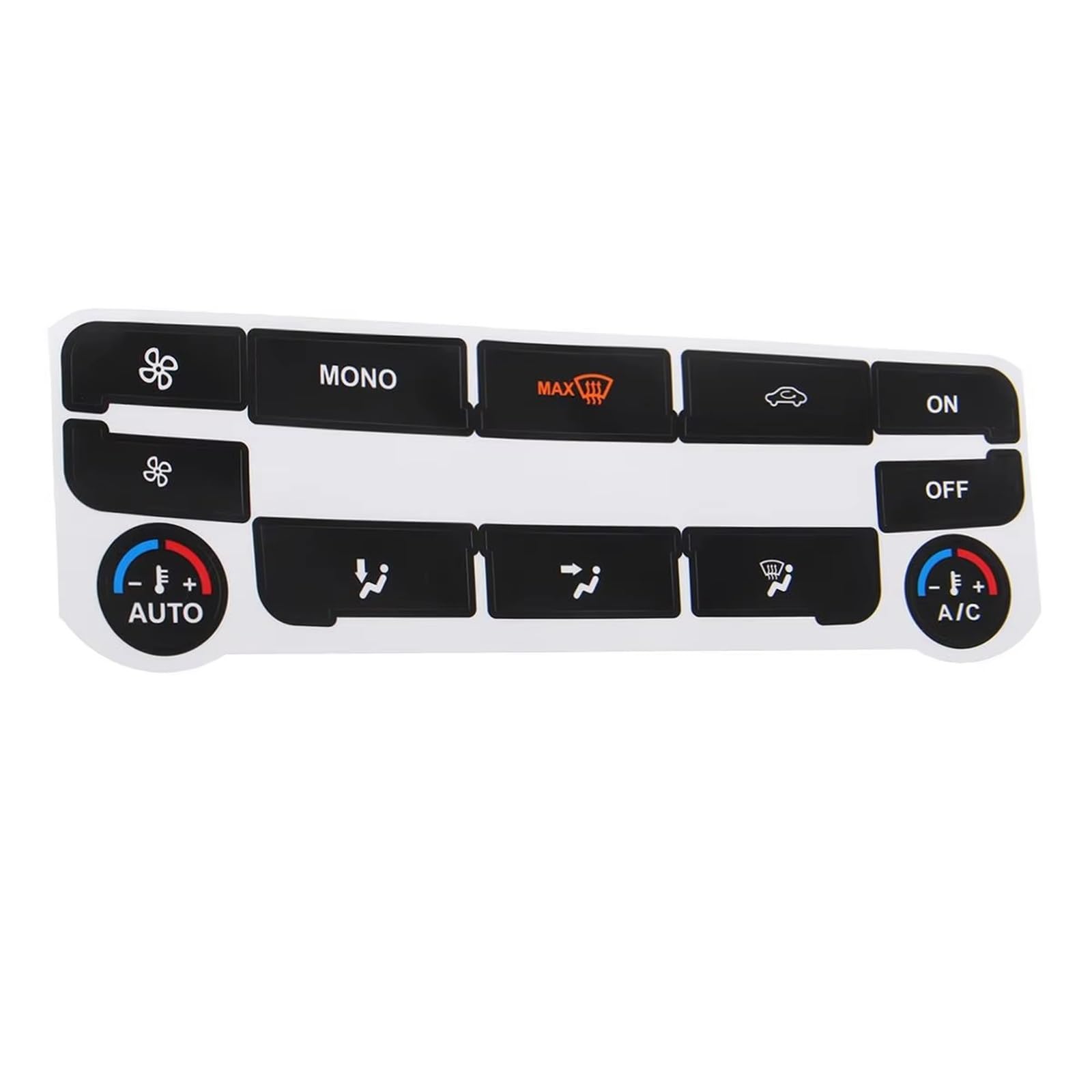 Repair Compatible with for Mondeo Fix Ugly Button Car Air Condition AC Climate Control Button Repair Sticker Decal