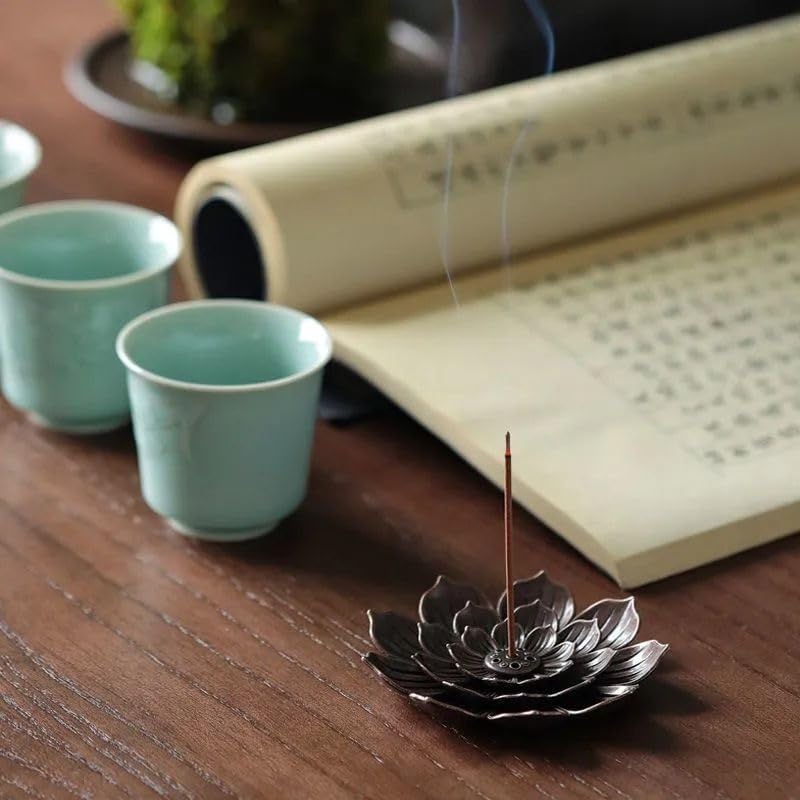 thalo Insence Holder Incense Burner Alloy Lotus Incense Holder Small Incense Burner Incense Burner Holder