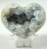 HQRP-Crystal 1 3/4" Acrylic Display Stand Pedestal for Crystal Heart / Slice / Slab and other Stones