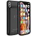 NEWDERY Upgraded iPhone Xs Max Battery Case Qi Wireless Charging, 6000mAh Extended Rechargeable Charger Case Compatible iPhone Xs Max (Black)