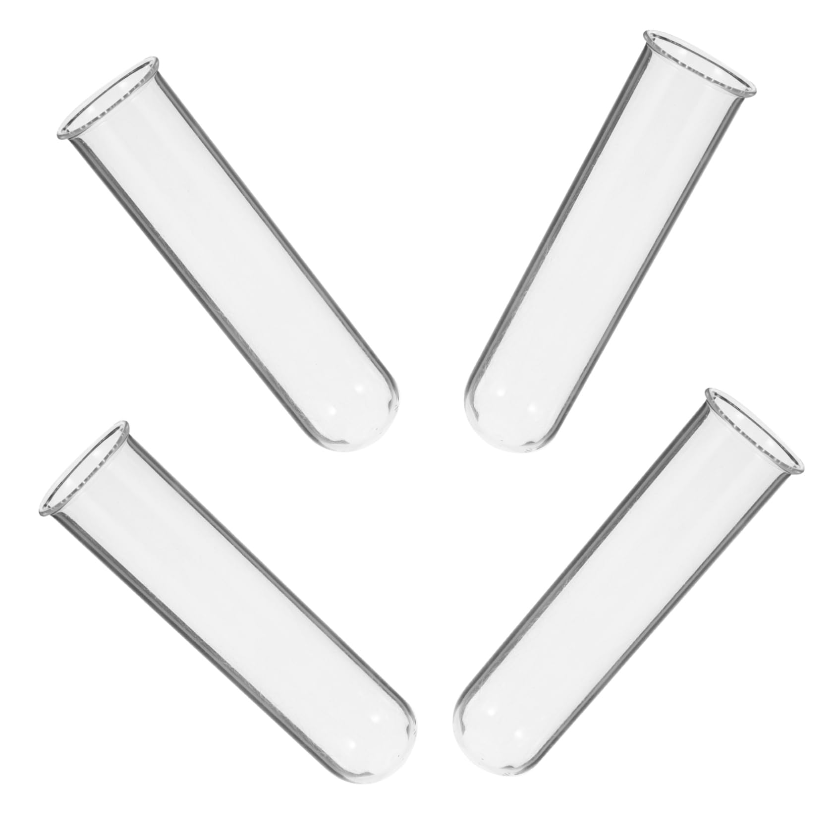 12pièces Vase Verre Hydroponique Transparent De Tubes De Propagation pour Plantes Décoration Moderne De Bureau Et Maison pour Arrangement Floral Et Culture De Plantes Aquatiques