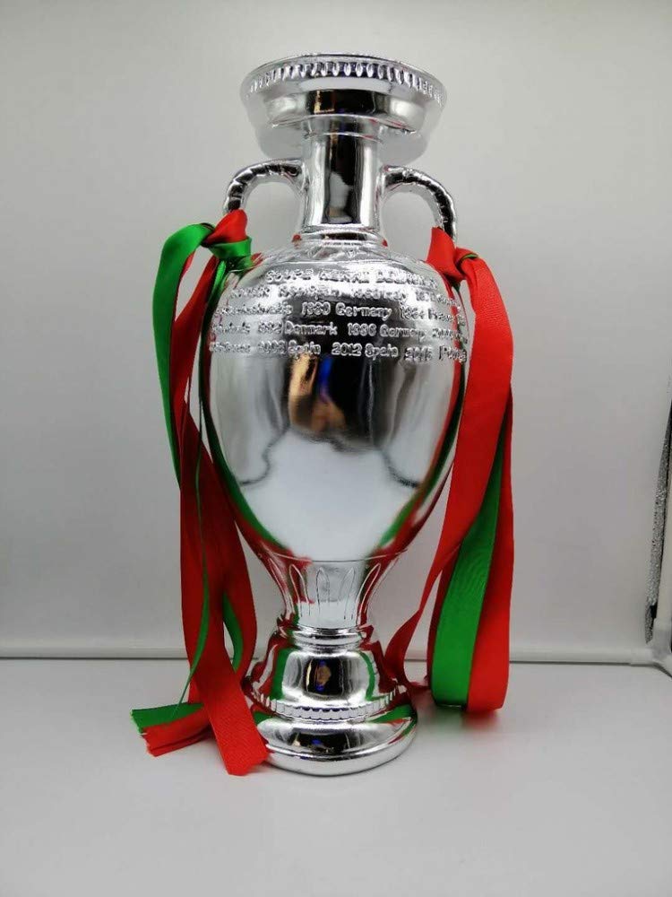 MU Tema de Fútbol 2020 Copa de Europa Trofeo de Campeón Del Modelo 1: 1 Fans Barra Decorar Adornos de Recuerdos,26cm,UNA