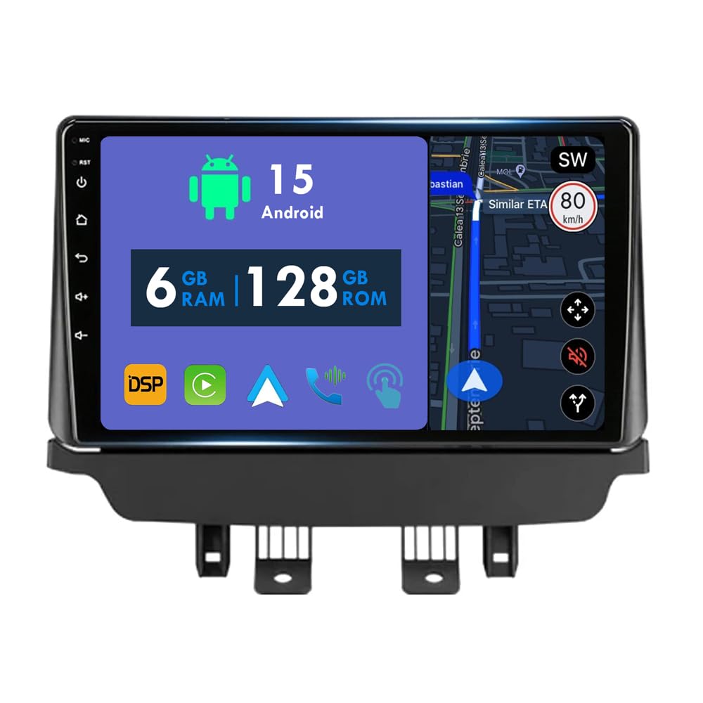 RoverOne Autoradio GPS per Mazda CX3 CX-3 CX 3 per Mazda 2 DK 2014 2015 2016-2021 Carplay Android Auto Stereo Head Unit Bluetooth Navigazione Sat