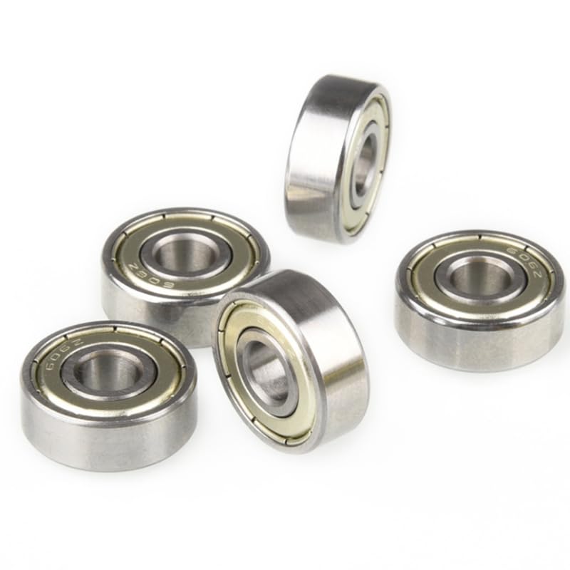4pcs 686zz 6x13x5mm Roller Wheel Bearing Deep Groove Ball Bearing Flanged Pulley Wheel